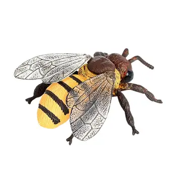 Интересная модель пчелы-осы, имитирующая модель медоносной пчелы, Миниатюрная фигурка животного, модель пчелы-осы, Декоративное украшение