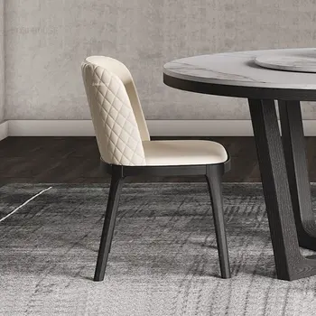 Креативные минималистичные Обеденные стулья с мягкой сумкой, Скандинавская мебель для столовой, Современный стул со спинкой, обеденный стул для отдыха в ресторане.