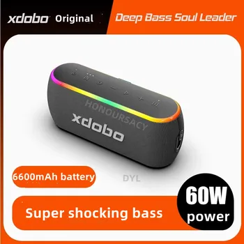 XDOBO X8 III Беспроводной Bluetooth Динамик Открытый Красочный Сабвуфер Высокой Мощности Мощностью 60 Вт Портативная Звуковая Колонка caixa de som Boombox