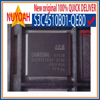 100% новая оригинальная микросхема периферийного устройства S3C4510B01-QE80, интегральная схема PQFP208 IC, 4-битный однокристальный CMOS-микроконтроллер
