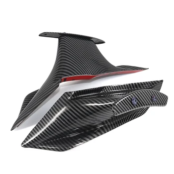 Комплект мотоциклетного обтекателя Аэродинамическое крыло Фиксированный Крылышко Обтекатель Крышка крыла для CBR650R 2019-2021 Углеродное волокно
