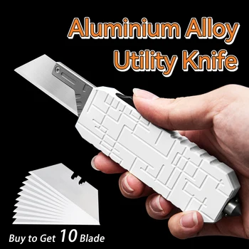 Универсальный нож со стальным лезвием SK5, ручка из алюминиевого сплава, Новый нож для тяжелых инструментов EDC, Черно-белая резка для кемпинга на открытом воздухе