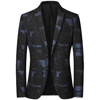 2023 Мужской костюм Four Seasons, деловой повседневный костюм, мужской свободный пиджак, классический высококачественный мужской повседневный пиджак XF21